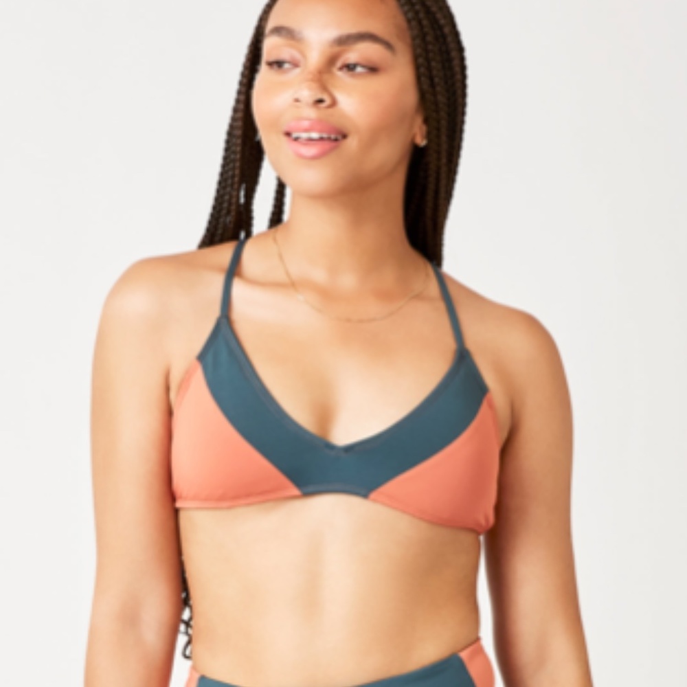 Carve Designs Color Blocked Bikini NWT